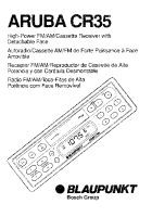 Blaupunkt Aruba-CR-35 - Owners Manual